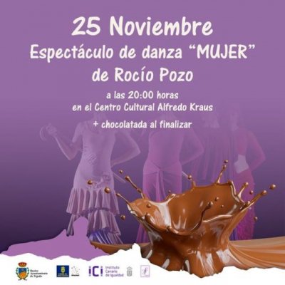 Tejeda: Este viernes 25 disfrutaremos del espectáculo de danza “MUJER” de Rocío Pozo