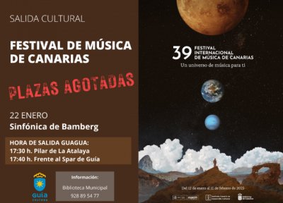 Gu&iacute;a: Salida desde La Atalaya y el casco para asistir este domingo al Festival Internacional de M&uacute;sica de Canarias