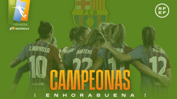 El Barça femenino se proclama campeón tras 24 victorias en 24 partidos