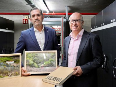 La Viceconsejer&iacute;a de Justicia entrega a Patrimonio Cultural la obra Tierra como fondo fotogr&aacute;fico del Gobierno