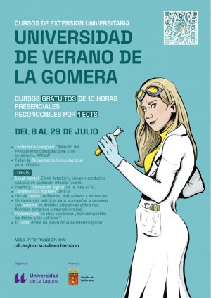 La Universidad de Verano de La Gomera y la ULL aperturan la matrícula de la oferta formativa