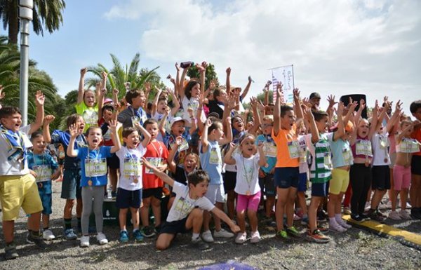 Teror: 350 niñas y niños participaron en la prueba infantil de la ‘Aguas de Teror trail – Desafío de los picos’