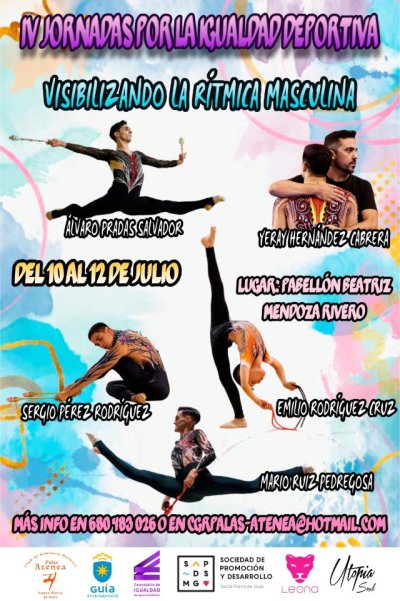 La Ciudad Deportiva de Gu&iacute;a acoge desde ma&ntilde;ana mi&eacute;rcoles 10 de julio hasta el viernes las &lsquo;IV Jornadas por la Igualdad Deportiva, Visibilizando la R&iacute;tmica Masculina&rsquo;