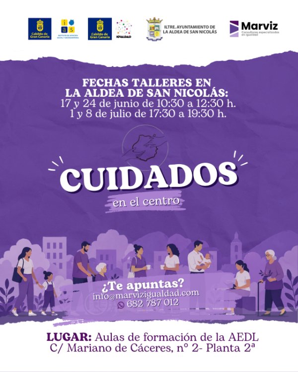 La Aldea de San Nicol&aacute;s acoge una nueva edici&oacute;n de &ldquo;Cuidados en el Centro&rdquo;