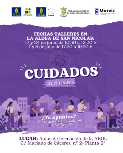 La Aldea de San Nicolás acoge una nueva edición de “Cuidados en el Centro”
