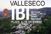 Valleseco prevé recaudar más de 344.000 euros por el IBI y otros tributos municipales en 2025