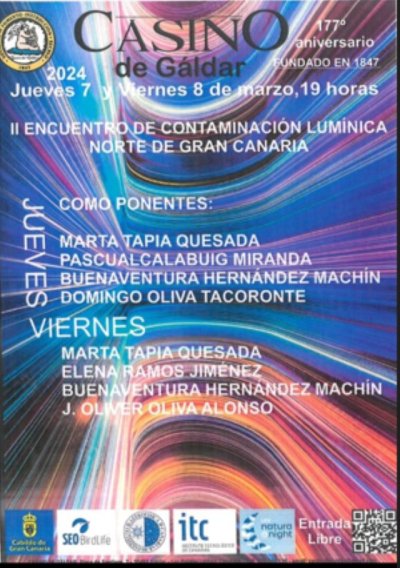 G&aacute;ldar: II encuentro sobre contaminaci&oacute;n lum&iacute;nica y como afrontarla