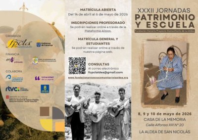 La Aldea de San Nicol&aacute;s respalda la celebraci&oacute;n de las XXXII Jornadas Patrimonio y Escuela como referente cultural y educativo
