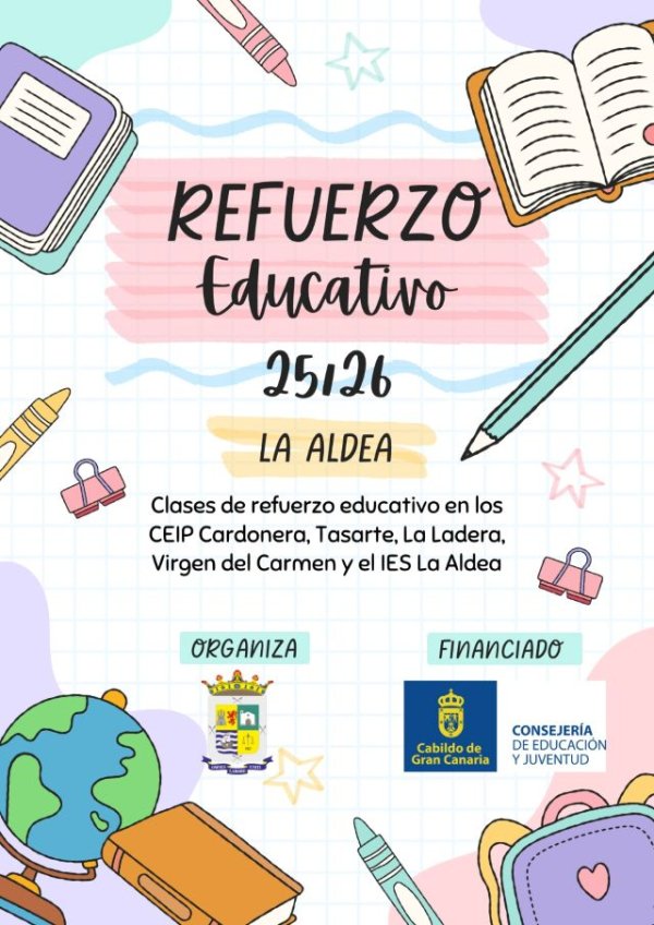 La Aldea de San Nicol&aacute;s culmina el proyecto de refuerzo educativo en los centros escolares del municipio