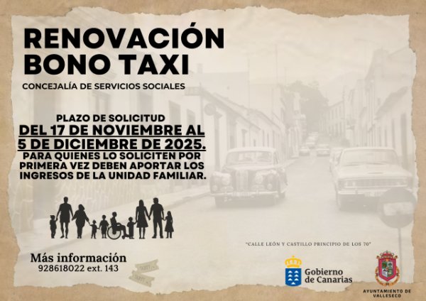 El Bono Taxi de Valleseco consolida su papel como referente en las median&iacute;as de Gran Canaria