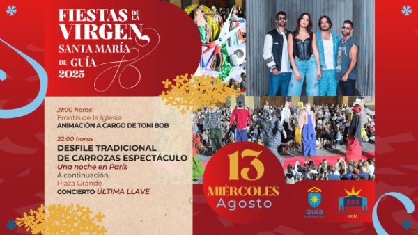 Guía: Cabalgata de Carrozas, Tutto Durán, Última Llave y espectáculo de fuegos artificiales en la semana grande de las fiestas de La Virgen 2025