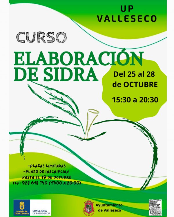 Valleseco organiza un curso de elaboración de sidra