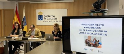 Sanidad y Educaci&oacute;n ponen en marcha un proyecto piloto de Enfermer&iacute;a Escolar en 60 centros educativos de Canarias