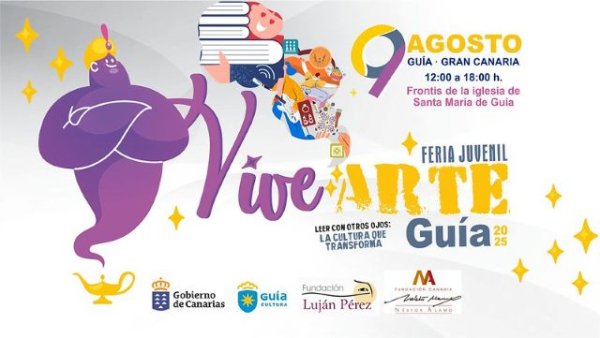 La Feria Cultural Juvenil ViveArte Guía reunirá este sábado gran cantidad de puestos, actividades, talleres y música en directo durante toda la jornada