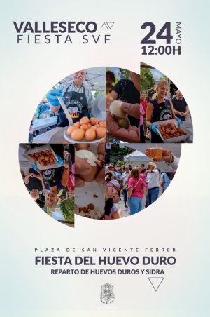 Valleseco celebra una nueva edici&oacute;n de la Gran Fiesta del Huevo Duro