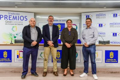 Gonzalo &Aacute;ngulo, Santi Aldama, Asociaci&oacute;n Civitas, CN Las Palmas, Bestial Race y la FEHT, premios Gran Canaria Isla Europa del Deporte