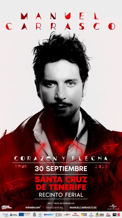 Todo listo en Tenerife para recibir el tour &lsquo;Coraz&oacute;n y Flecha&rsquo; de Manuel Carrasco