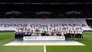 El Real Madrid dona un millón para la población ucraniana desplazada