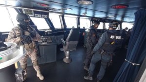 Ejercicio Mar&iacute;timo Avanzado "MARSEC-23" organizado por la Armada en las Islas Canarias