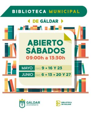 La Biblioteca Municipal de G&aacute;ldar ampl&iacute;a su horario los s&aacute;bados para facilitar el estudio durante el per&iacute;odo de ex&aacute;menes