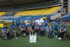 Antonio Morales y Francisco Castellano agasajan al BSR Econy Gran Canaria tras ganar la Eurocap