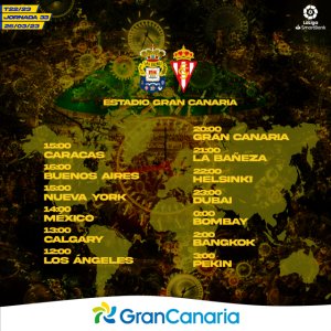 Radio Faro del Noroeste retransmite hoy domingo, a las 20.00 horas: UD Las Palmas - Real Sporting