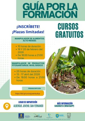 Gu&iacute;a: Cursos gratuitos de Manipulador de Alimentos de Alto Riesgo y Productos Fitosanitarios