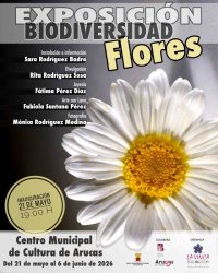El jueves 21 de mayo se abre en Arucas la exposici&oacute;n &ldquo;Biodiversidad: FLORES&rdquo;
