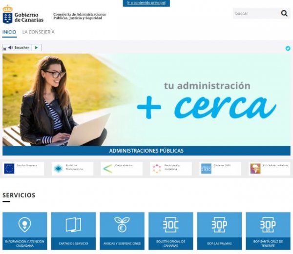 El Gobierno moderniza su página web, que en 2021 recibió más de 58 millones de visitas