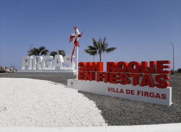 Villa de Firgas: Nueva imagen del municipio en el acceso por la GC-20