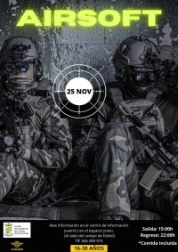 La concejal&iacute;a de Juventud del Ayuntamiento de La Aldea de San Nicol&aacute;s abre inscripci&oacute;n para la actividad de Airsoft