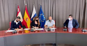La Gomera: El Cabildo cede vehículos eléctricos al Hospital y a Puertos Canarios