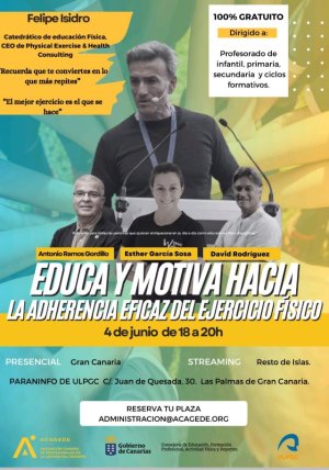 Gobierno de Canarias, ACAGEDE y ULPGC reúnen a expertos para abordar la adherencia eficaz al ejercicio físico