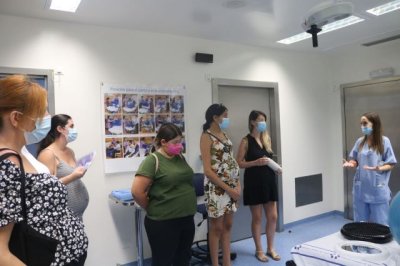 M&aacute;s de 220 embarazadas participaron en las sesiones del proyecto &lsquo;Conoce tu paritorio&rsquo; del Molina Orosa en 2023