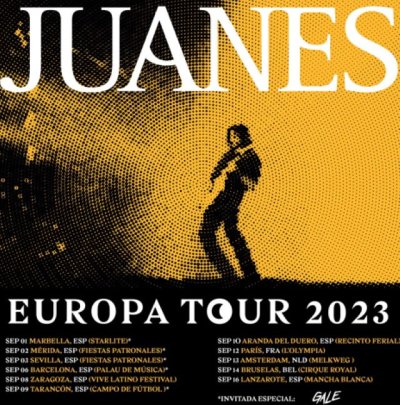 Juanes inicia el 1 de septiembre su gira por Espa&ntilde;a (V&iacute;deo)