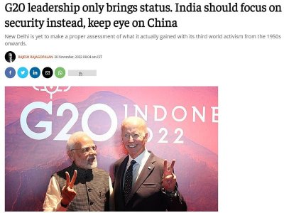 Korybko a Rajagopalan: la neutralidad de principios de la India garantiza su seguridad