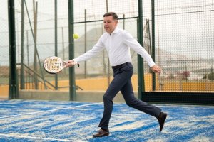 G&aacute;ldar estrena las dos pistas de p&aacute;del rehabilitadas de la Ciudad Deportiva Venancio Monz&oacute;n