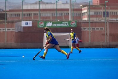 Hockey Femenino: La UD Taburiente cae por la m&iacute;nima ante el Club Egara en un duelo disputado hasta el &uacute;ltimo minuto