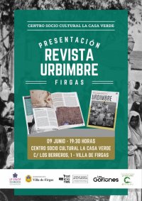 El jueves 9 de junio tendr&aacute; lugar la presentaci&oacute;n de la Revista URDIMBRE en Firgas