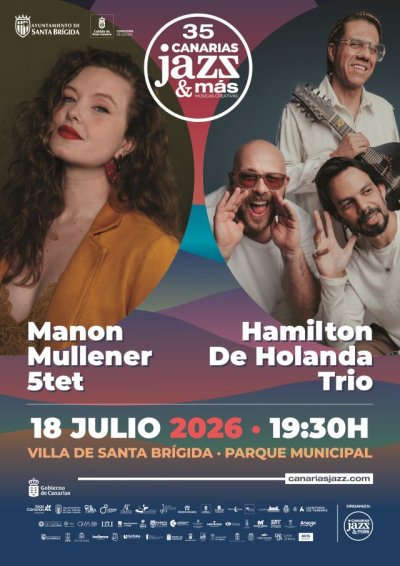 Jazz: Hamilton de Holanda Trio y Manon Mullener 5tet  este sábado en Santa Brígida