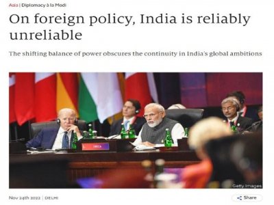 The Economist está equivocado: India no es &quot;confiablemente poco confiable&quot;