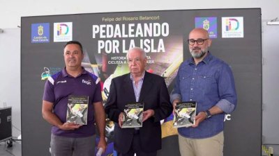 Aridany Romero presenta el libro de Felipe del Rosario &lsquo;Pedaleando por la Isla / Historia de la Vuelta Ciclista a Gran Canaria&rsquo;