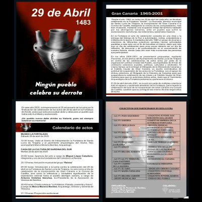Actos de conmemoraci&oacute;n de la lucha contra la celebraci&oacute;n de la conquista de Gran Canaria 29 de abril