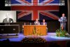 El Teatro Consistorial se llena para la presentaci&oacute;n de un libro sobre la vida de David John Leacock