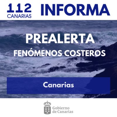 El Gobierno actualiza la situaci&oacute;n y mantiene la prealerta por fen&oacute;menos costeros en Canarias