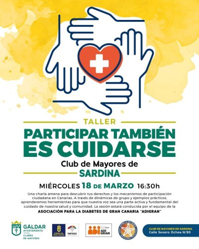 Gáldar organiza el taller ‘Participar también es cuidarse’ para fomentar la participación ciudadana y el envejecimiento activo