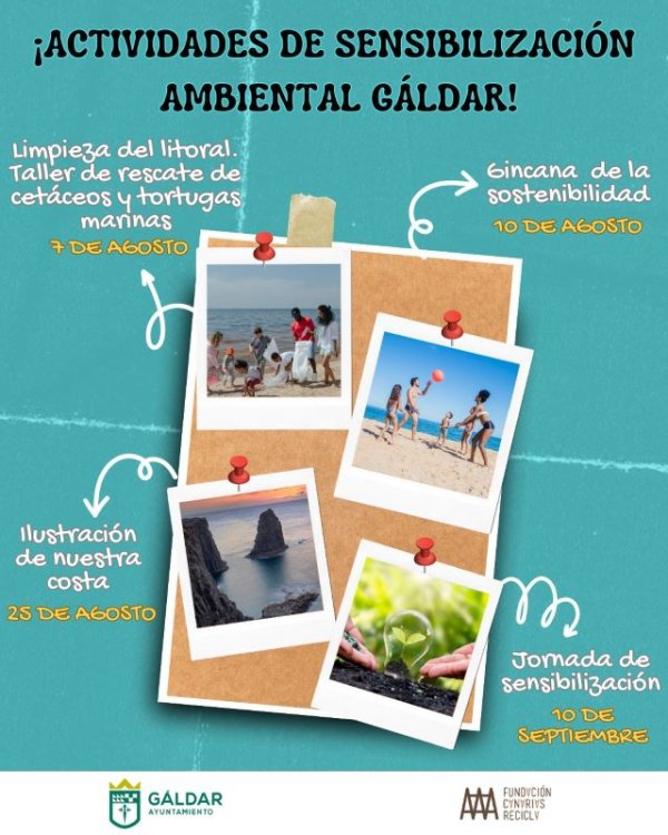 Gáldar organiza actividades de sensibilización ambiental en el litoral del municipio