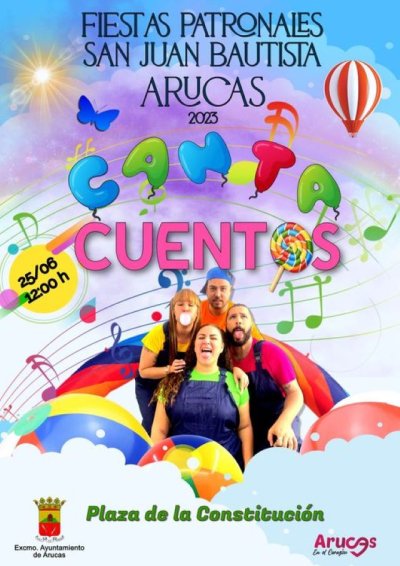 Arucas: &#039;Canta Cuentos&#039; regresa el próximo domingo 25 de junio