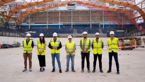 Las obras del Centro Insular de Deportes superan el 60% de ejecuci&oacute;n tras diez meses de trabajos