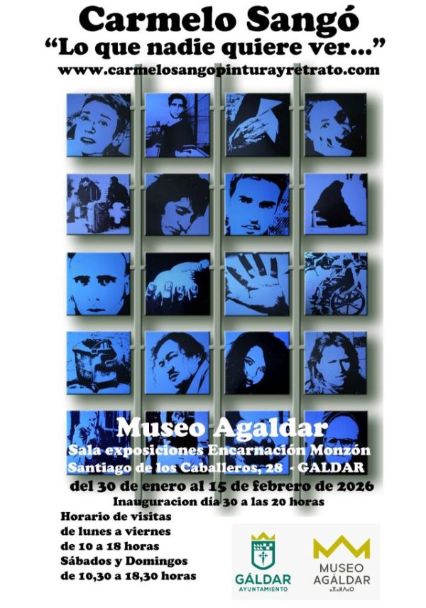 G&aacute;ldar: Carmelo Sang&oacute; expone en el Museo Ag&aacute;ldar &ldquo;Lo que nadie quiere ver&hellip;&rdquo;, una mirada cruda sobre la indigencia
